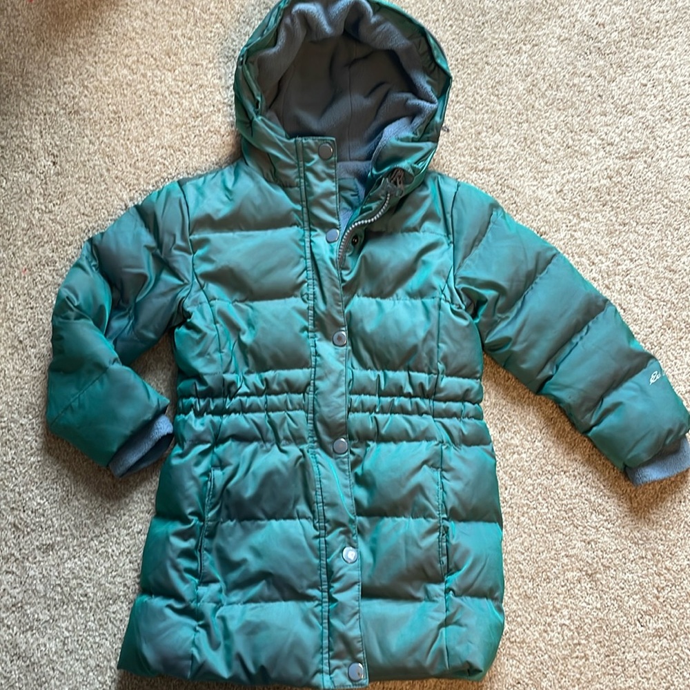 Long Toddler Down Feather Eddie Bauer winter coat